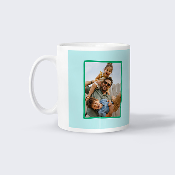 Mug famille Typo colorée Papa