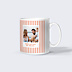 Mug famille Rayures orange