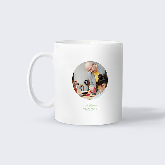 Mug famille Merci maître coloré