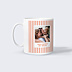 Mug famille Rayures orange