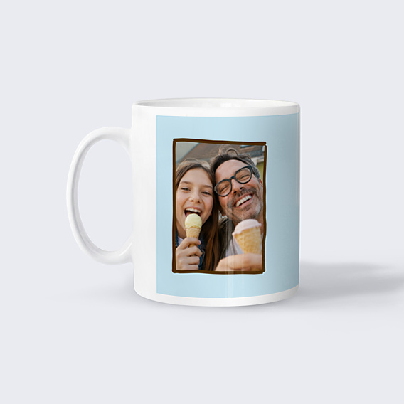 Mug famille Typo colorée Tonton