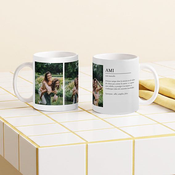 Mug famille Définition ami