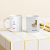 Mug famille Portrait aligné minimaliste