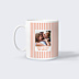 Mug famille Rayures orange