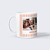 Mug famille Rayures orange