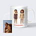 Mug famille Portrait en figurine