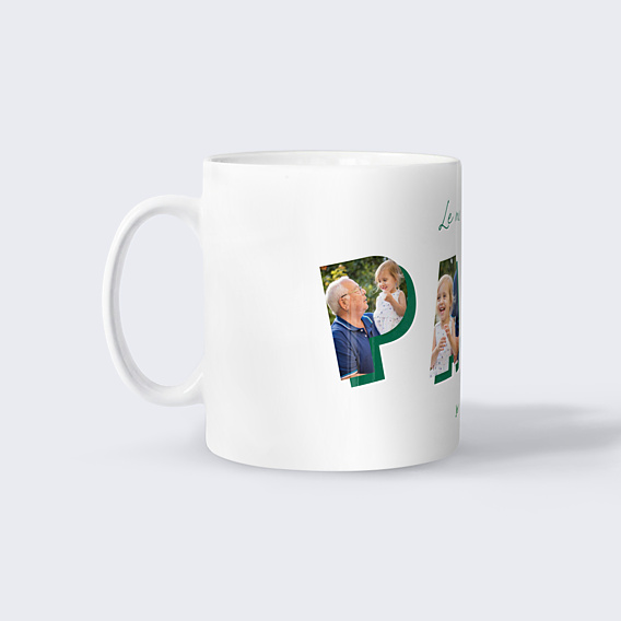 Mug famille Lettres papi