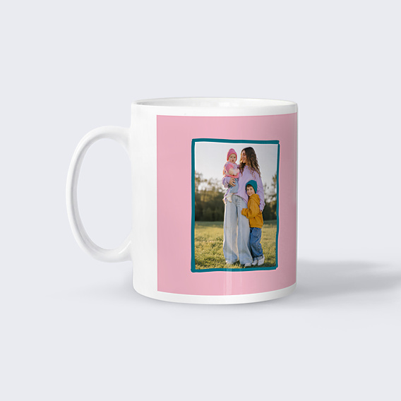 Mug famille Typo colorée Maman