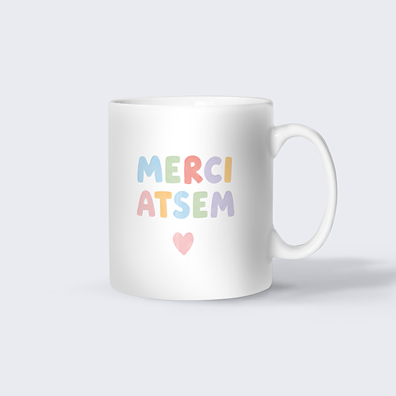 Mug famille Merci atsem coloré