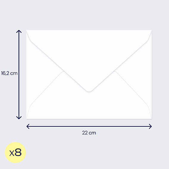Enveloppes Grand rectangle (C5)