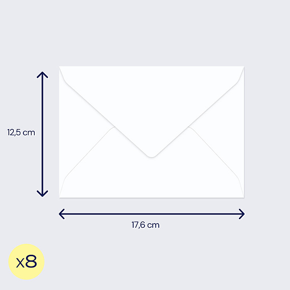 Enveloppes Rectangle (B6)