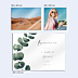 Panneau baptême Branche d'eucalyptus
