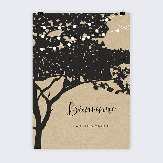 Panneau mariage Arbre
