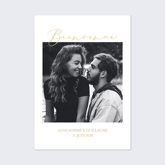 Panneau Mariage Joli oui