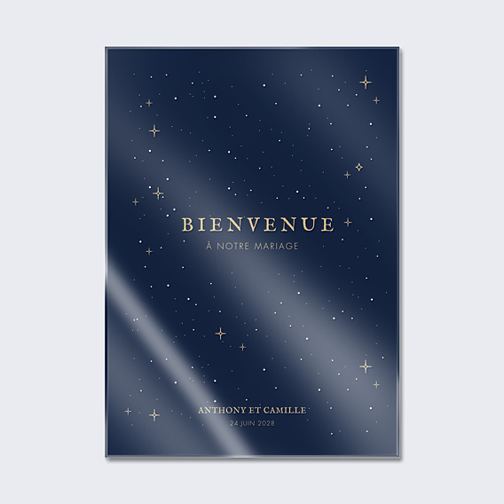 Panneau Mariage Notre constellation