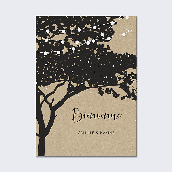 Panneau Mariage Arbre