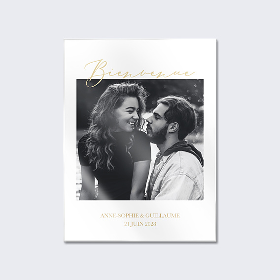 Panneau Mariage Joli oui