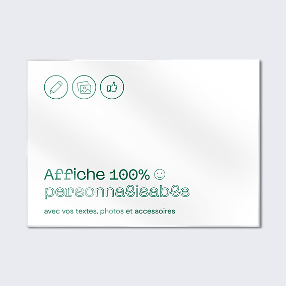 Panneau Mariage 100% personnalisable Paysage