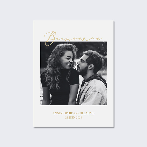 Panneau Mariage Joli oui