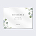 Panneau Mariage Couronne Eucalyptus