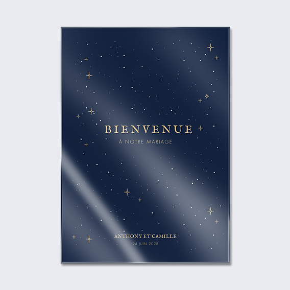 Panneau Mariage Notre constellation