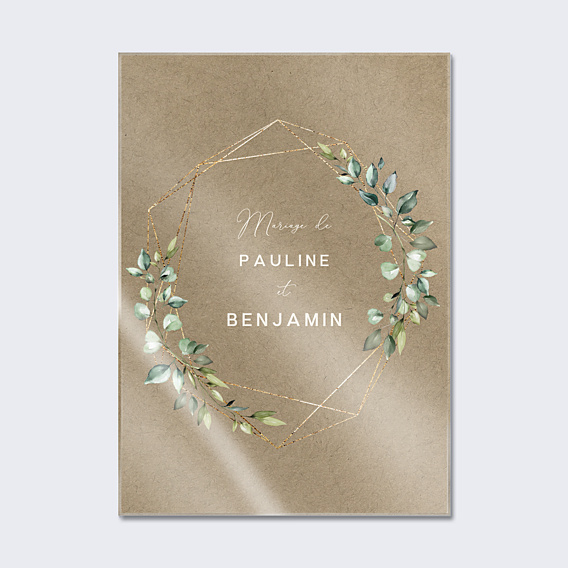 Panneau Mariage Modern love