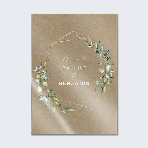 Panneau Mariage Modern love