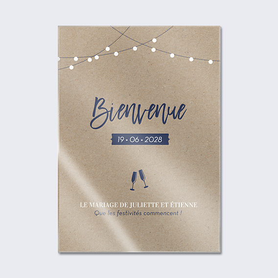 Panneau Mariage Notre histoire