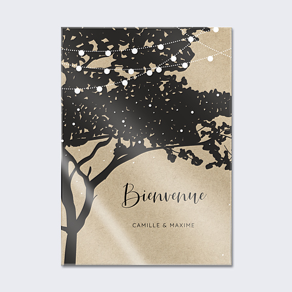 Panneau Mariage Arbre