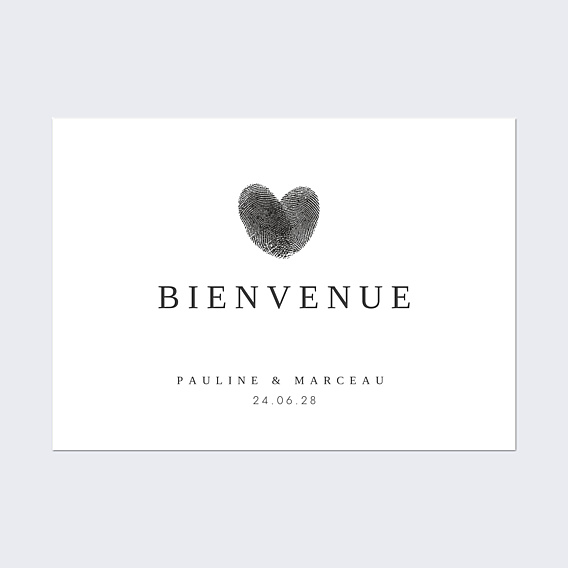 Panneau Mariage Fait main