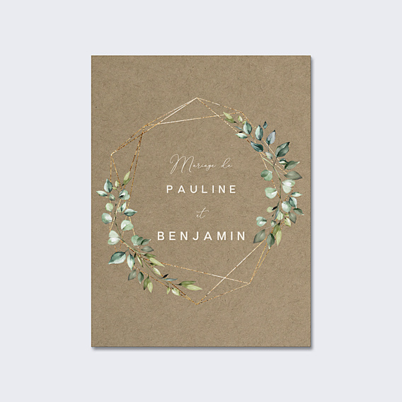 Panneau Mariage Modern love