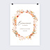 Panneau mariage Flowers of Fall