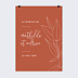 Panneau mariage Terracotta flowers