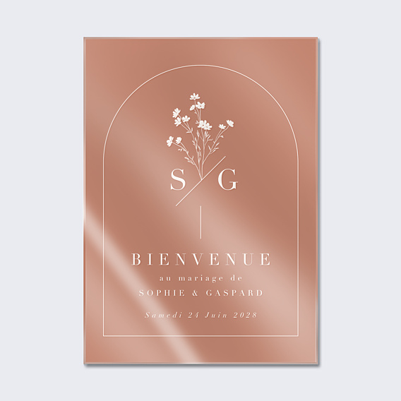 Panneau Mariage Botanica