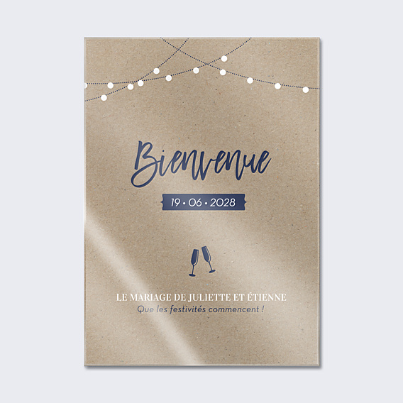 Panneau Mariage Notre histoire