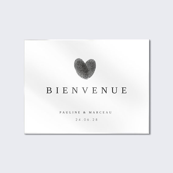 Panneau Mariage Fait main