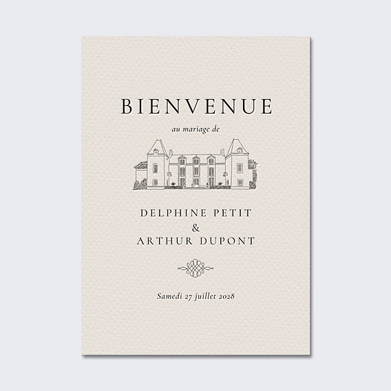 Panneau Mariage Domaine