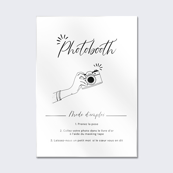 Panneau Mariage Photobooth
