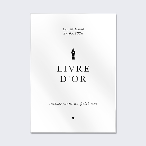 Panneau Mariage Livre d'Or Générique