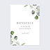 Panneau Mariage Eucalyptus Portrait