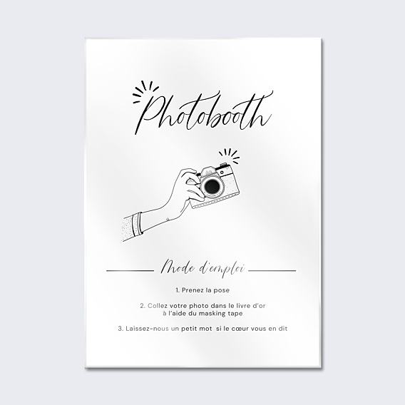 Panneau Mariage Photobooth