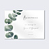 Panneau Mariage Branche d'eucalyptus