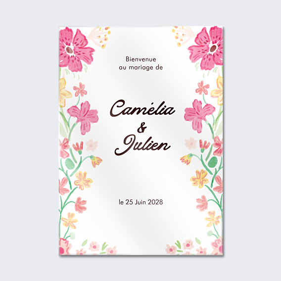 Panneau Mariage Jardin botanique