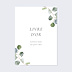 Panneau Mariage Livre d'Or Couronne Eucalyptus