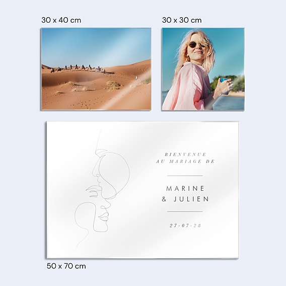 Panneau Mariage Affection