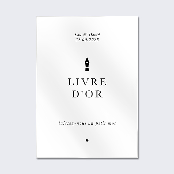 Panneau Mariage Livre d'Or Générique