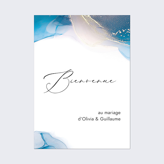 Panneau bienvenue mariage Opaline