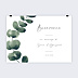 Panneau mariage Branche d'eucalyptus