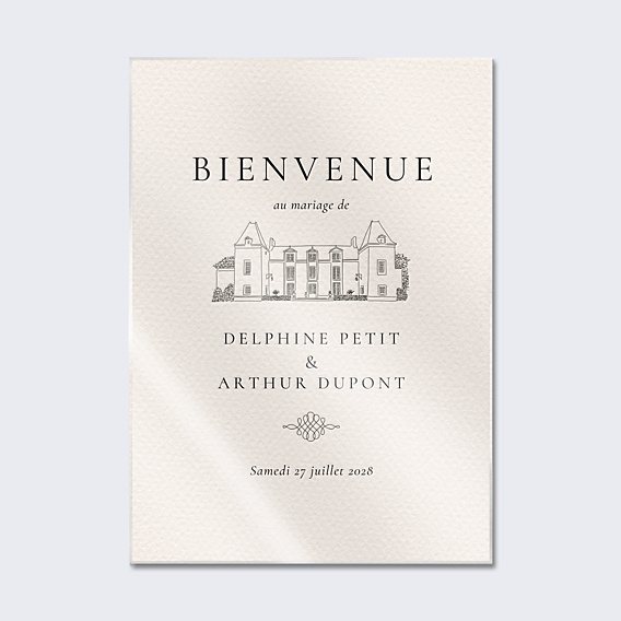 Panneau Mariage Domaine