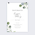Panneau bienvenue mariage Photobooth Eucalyptus